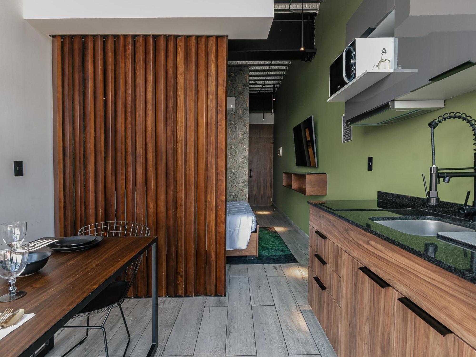 The Jungle Loft Tropical Comfort In A Centric Location With Kitchen 墨西哥城 外观 照片